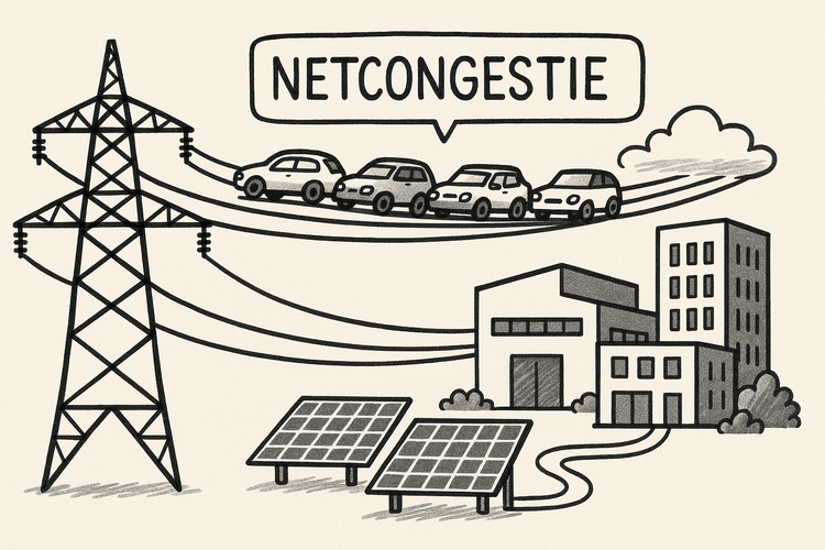 Netcongestie op het Nederlandse elektriciteitsnet