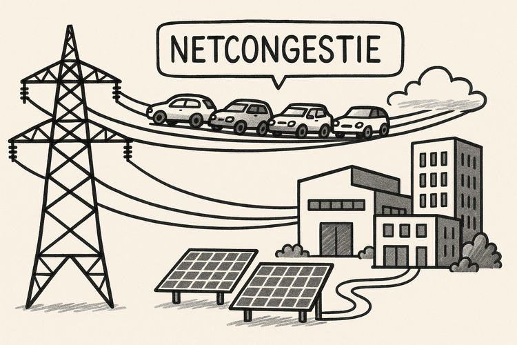 Netcongestie op het Nederlandse elektriciteitsnet